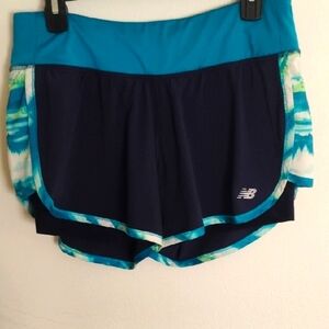 New Balance Blue Athletic Shorts for Performance Size Medium
